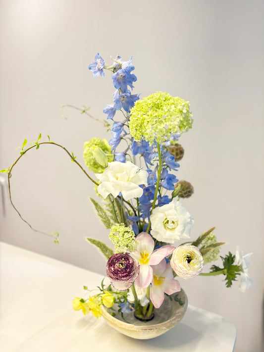 Kenzan Garden Composition Floral Arrangement – Naples Florist