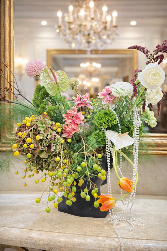 Botanical Sculpture Floral Arrangement – Naples Florist