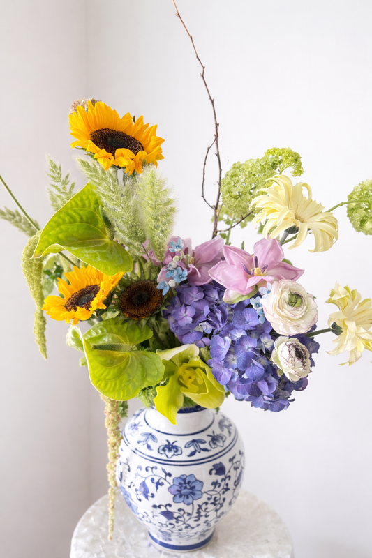 Vibrant Garden Composition Floral Arrangement – Naples Florist