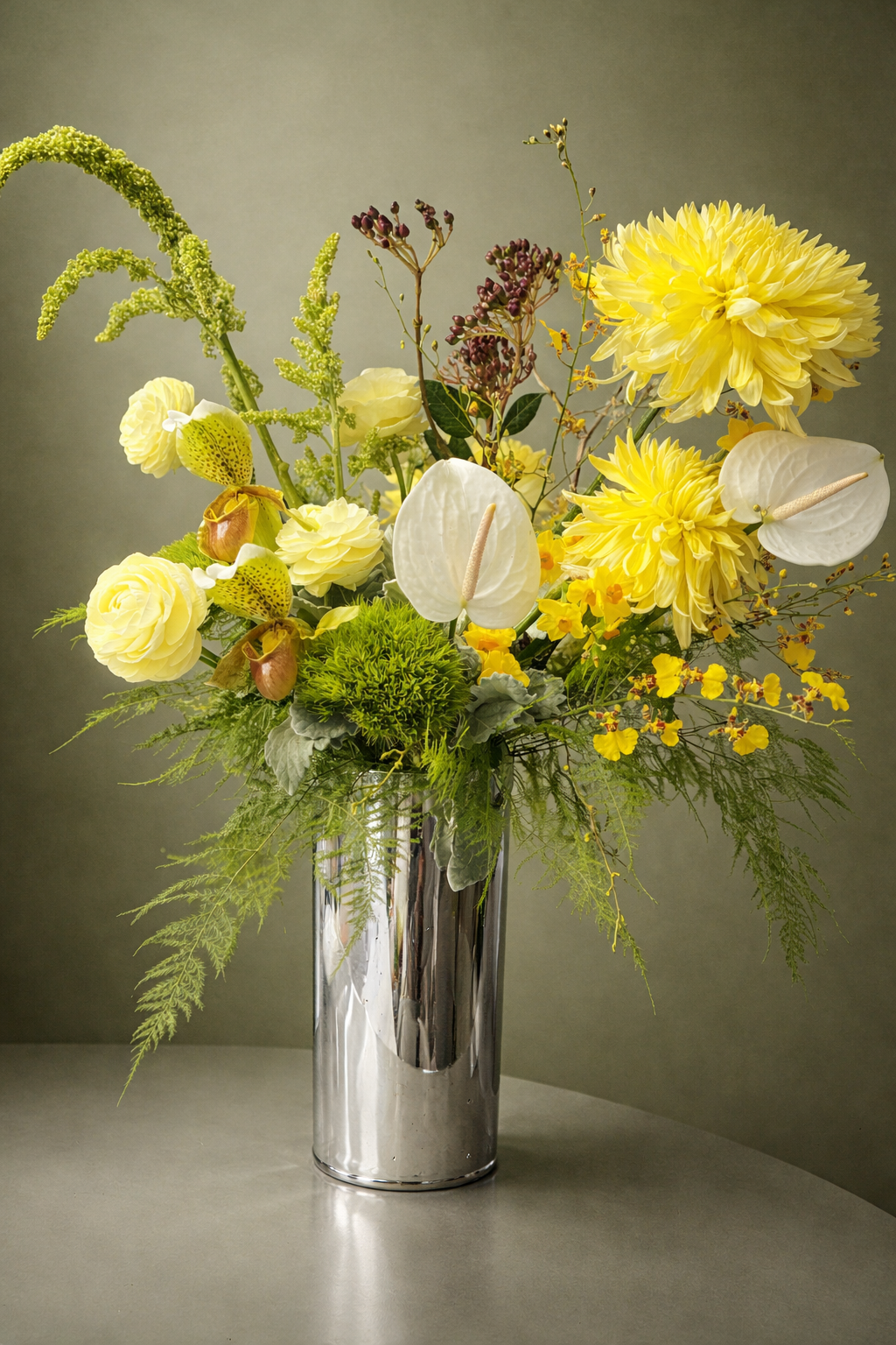 Verdant Lumière Floral Arrangement – Naples Florist
