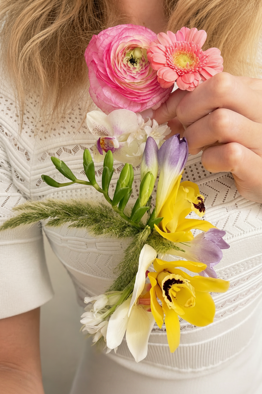 Floral Corsage set of 10